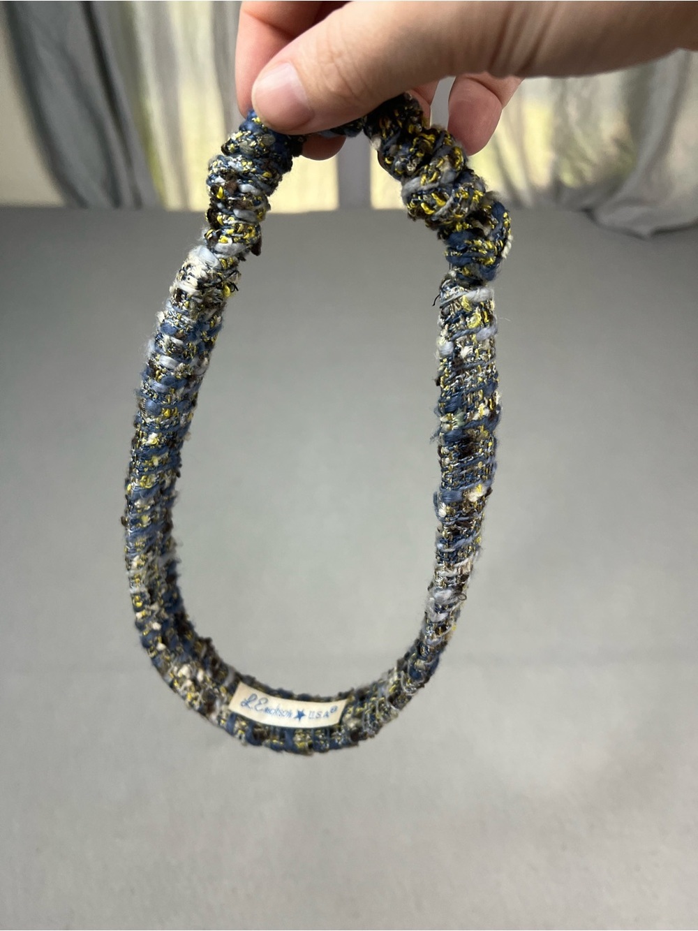 L. Erickson tweed headband